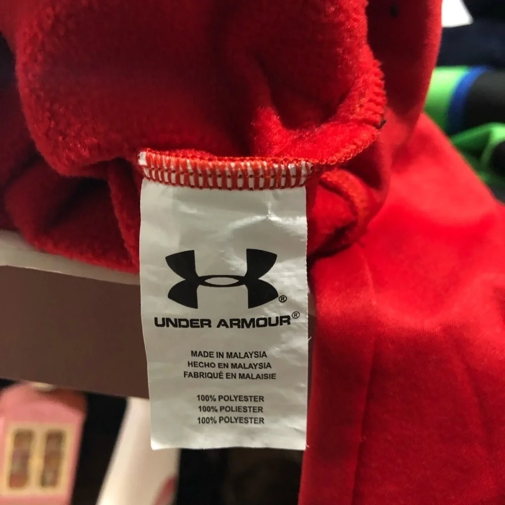 (Set) Under Armour kids zip hoodie jacket & pants.
